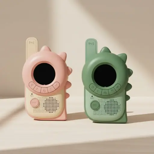 THE ZOOFAMILY  WALKIE TALKIE (DINO PINK - DINO GREEN)
