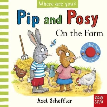 PIP AND POSY FELT FLAP : ON THE FARM