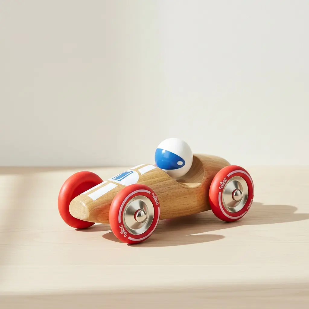 Vilac Natural Wood Large Race Car