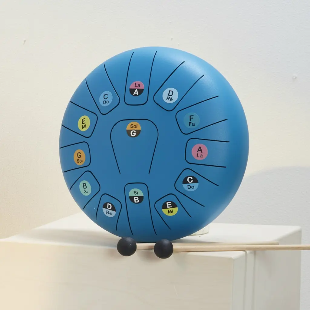 Vilac 10 Metal Tongue Drum with Scores