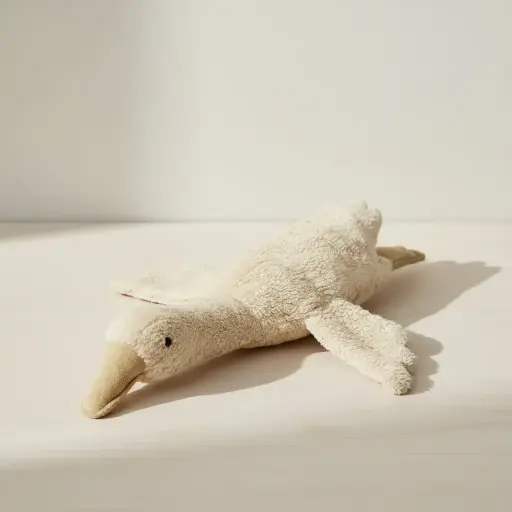 Senger Cuddly Animal Goose small linen 