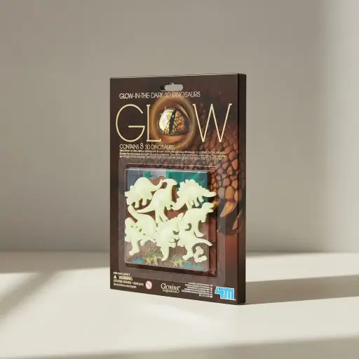 GLOW IN THE DARK 3D DINOSAURS